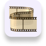 iOS film frames icon