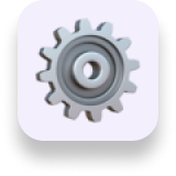 iOS gear icon